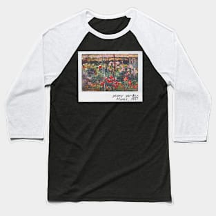 monet - peony garden Baseball T-Shirt